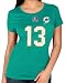 Dan Marino Miami Dolphins Women's Majestic NFL "HOF Fair Catch" T-Shirt