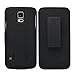 Wydan Case for Samsung Galaxy S5 - Black Combo Shell Holster Hard Belt Clip Kickstand Matte Phone Cover