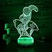Spiderman Night Light for Kids Christmas Gift Led 3D Illusion Lamp Desk Unique Boys Toys Adult Home Decor Office Bedroom Room Red Web Shooter Party Decorations Nursery Lighting 7 Color Crackle Western