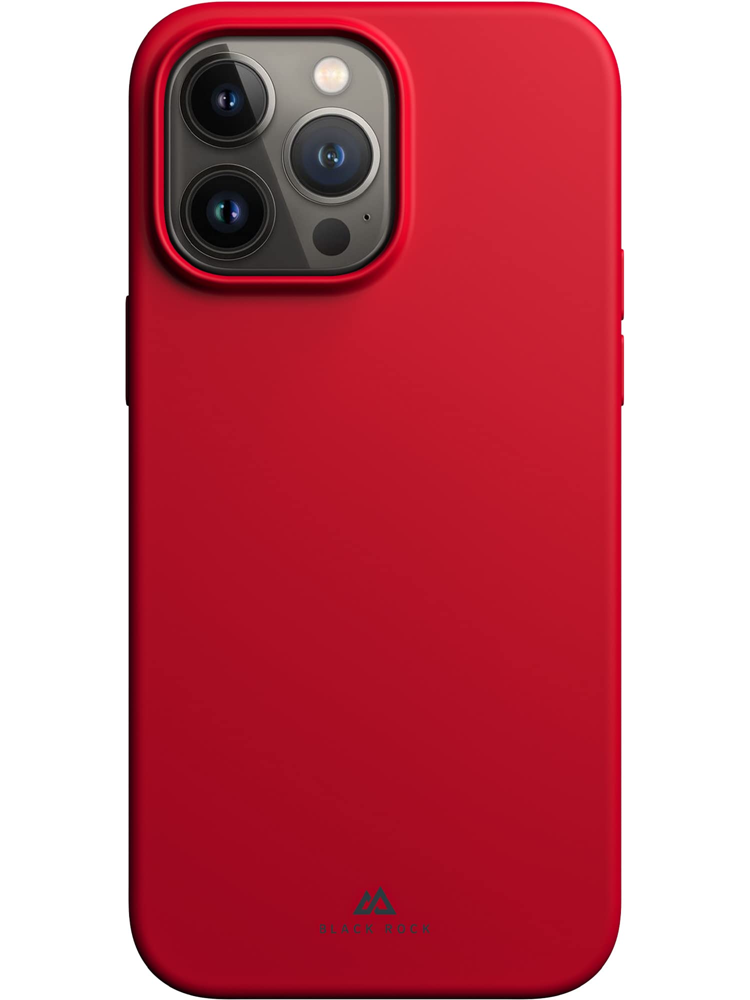 Black Rock - Urban Case Silicone Case Suitable for Apple iPhone 14 Pro Max I Mobile Phone Case Silicone Thin Non-Slip (Red)
