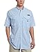 Columbia Men's Super Bonehead Classic Short Sleeve Shirt, X-Large, White Cap/Gingham