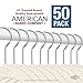 Closet Complete Premium Quality, True-Heavyweight, Virtually-UNBREAKABLE Velvet Hangers, Ultra-Thin, Space Saving, No Slip, Best for SHIRT, DRESS, LINGERIE, 360° SPIN, Chrome Hooks, Black, Set of 50
