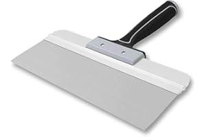 ROLLINGDOG 14 Inch Taping Knife - Drywall Taping Knife,Threaded End Can be Attached to Extension Pole,Stainless Steel Blade,I