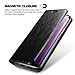 Xoomz Vegan Leather Folio Flip Cover with Kickstand and Credit Card Slots