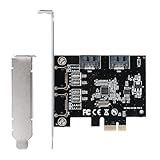 QNINE PCI Express SATA 3.0 Controller Card, 2 Port