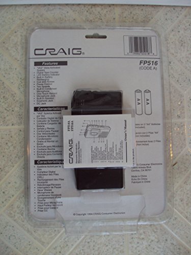 Craig Microcassette Recorder FP516
