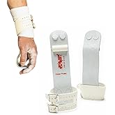 Reisport Men's Ring Gymnastics Leather Grips Durable for Men &amp; Boys - USA | Durable Leather Hand Grips Pair for Gymnastics Rings, Gymnastics Equipment &amp; Accessories for Advanced Gymnasts