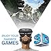 Virtual Reality Headset by NSInew – Truly Immersive VR Headset or 3D VR Glasses for Games – Adjustable, Comfortable & Widely Compatible – Magnetic Front Cover – Includes Bluetooth Remote & Headphones