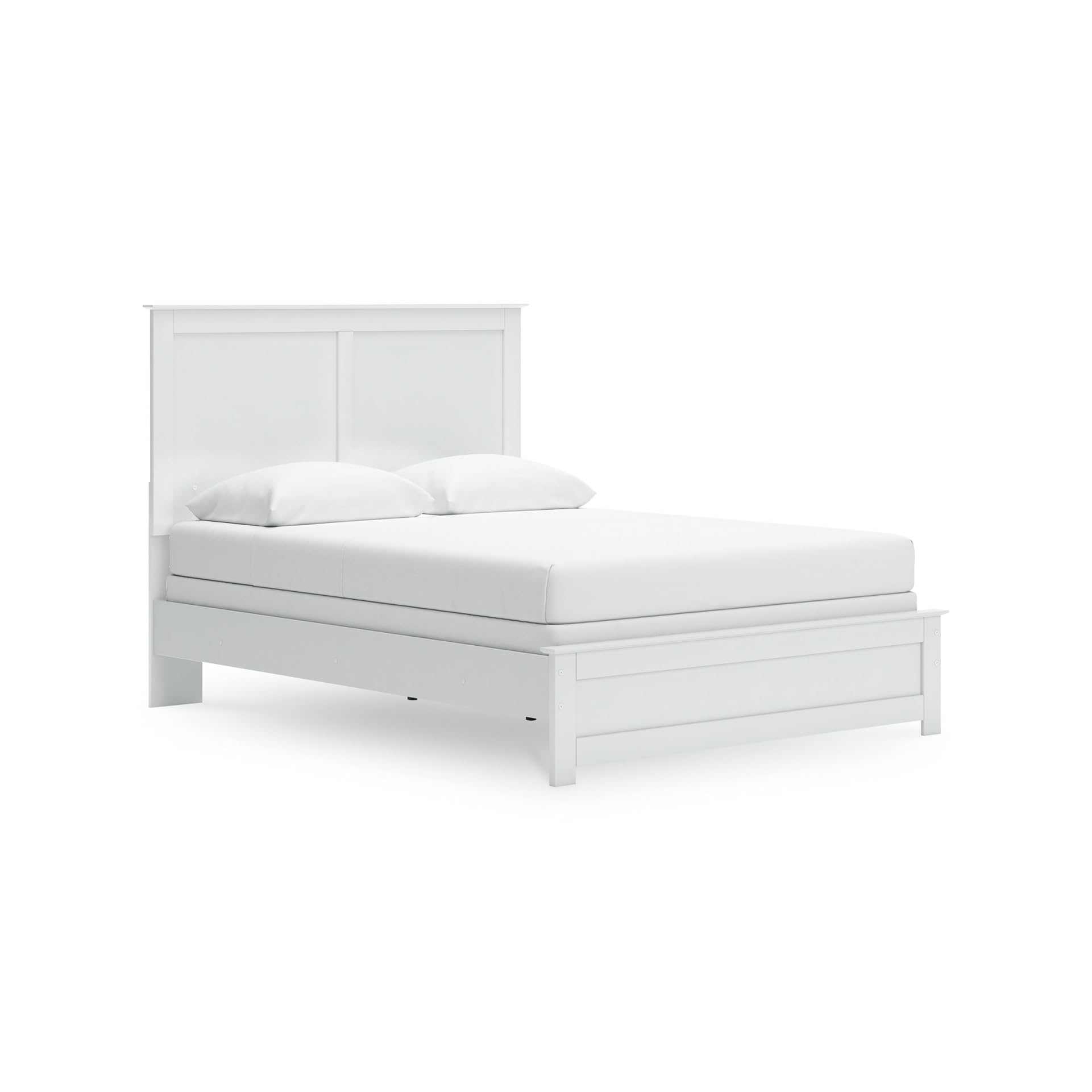Photo 1 of ***ONLY HEADBAORD***Signature Design by Ashley Bostwick Shoals Transitional Queen Panel Bed, Foundation or Box Spring Needed, White