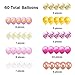 60 PCS Balloons Unicorn Party Balloons Decorations 12 Inches Golden/Purple Paper Confetti,Rose Gold/Pink Latex Balloons for Party Girls Baby Shower Birthday Decoration Supplies