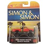 1980 Dodge Macho Power Wagon SIMON & SIMON Hot Wheels 1:64 Retro Entertainment Die Cast