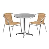 Flash Furniture 27.5'' Round Aluminum