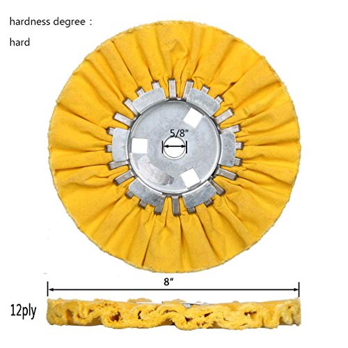 Airway Buffing Wheel Kit 4 Piece kit (1 pcs White & 1 pcs Orange & 1