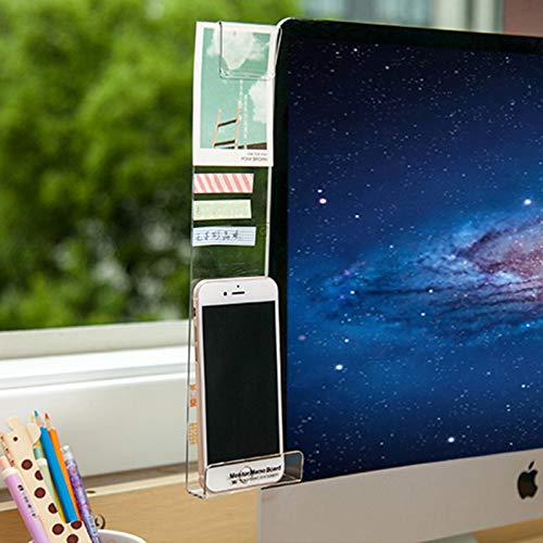 Monitor Memo Board Computer, Monitor Sticky Note Holder, Acrylic