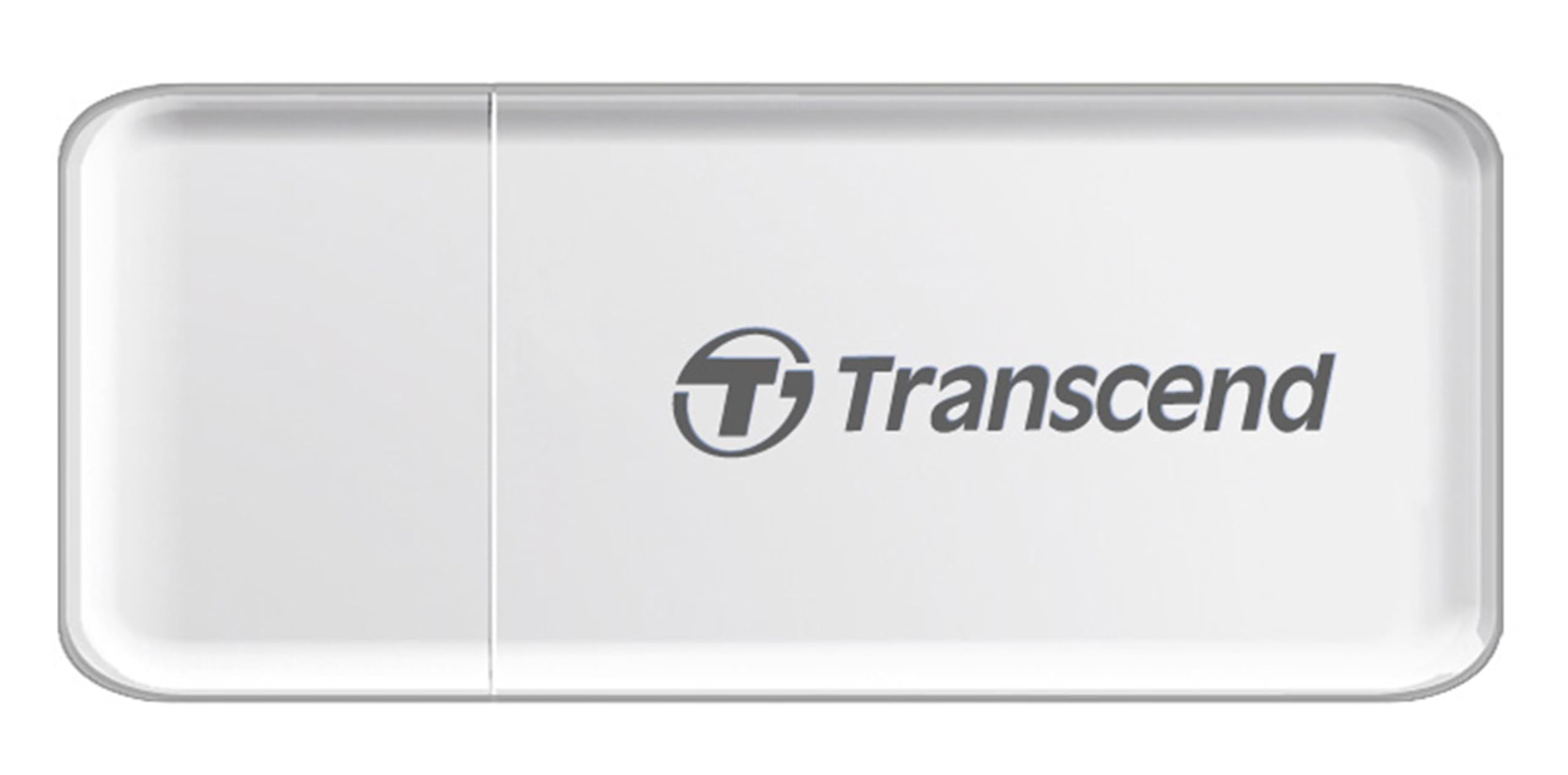 Transcend RDF5 USB 3.1 Type-A SD & microSD Card Reader for SDHC/SDXC, White TS-RDF5W