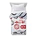 Disney Cars Lightning McQueen Gray Comforter (Twin)