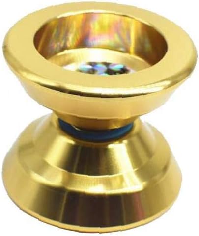 Metal Yoyo Professional Aluminum Alloy Yoyo Replacement Unresponsive Ball Bearing for for Kids Beginner Advanced Yoyo Players Golden