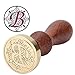 Classic Wooden Letter B Alphabet Letter Initial Wax Classic Sealing Wax Seal Stamp