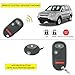 YITAMOTOR Key Fob Replacement Keyless Entry Remote Control Compatible for Honda Civic EX LX and DX Pilot NHVWB1U523 NHVWB1U521