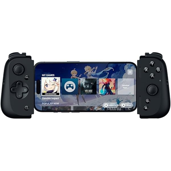 Controle para smartphone Razer Kishi V2, compatível com iOS, preto