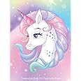 Star Unicorn Composition Book: Wide Ruled 120 Pages Notebook