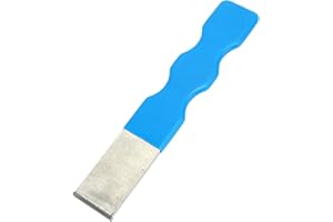 1/4in Car Carbide Scraper, Iron Tungsten Carbide Scraper Blue Ergonomic Handle Carbide Tip Portable Universal for Gaskets Rem