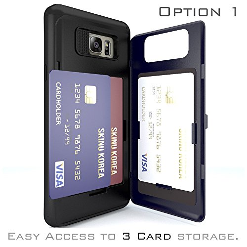 Galaxy Note Case, Galaxy Note Card Case, SKINU [Eureka] [Teal