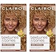 Clairol Textures & Tones Permanent Hair Dye, 6G Honey Blonde Hair Color, Pack of 2