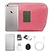 Travel Universal Organizer Bag / Electronics Accessories Case Packing Storage Bag, Multifunctional Shockproof Makeup Pouch, Gadget Bag, Data Cable Travel Case With Mesh (Size L, Red) - Happy Hours