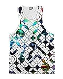 INTO THE AM Kaleidoscope Men's All Over Print Sleeveless Tank Top Shirt