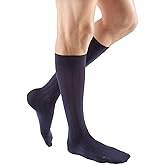 Mediven for Men Classic - 30-40 mmHg Calf High Compression Stockings, Closed Toe Leg Circulation Dress Socks, Leg Support Coverage
