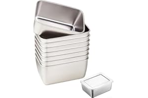 Stainless Steel Airtight Food Storage Containers 10 Pack Leakproof Metal Meal Prep Boxes for Freezing Microwave and Dishwashe