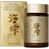 UMI NO SHIZUKU Fucoidan Capsule Pure Seaweed Extract Enhanced with Agaricus Mushroom Optimized Immune Support Health Supplement-120 Capsules
