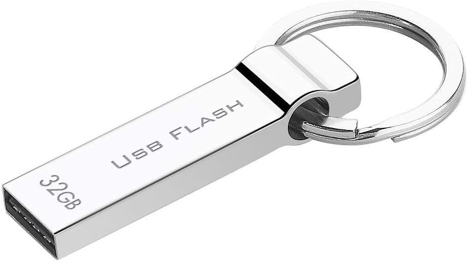 Wealthy Keychain 32/64/128/256/512gb USB Flash Drive Waterproof Memory Stick Portable Thumb Drive (32)