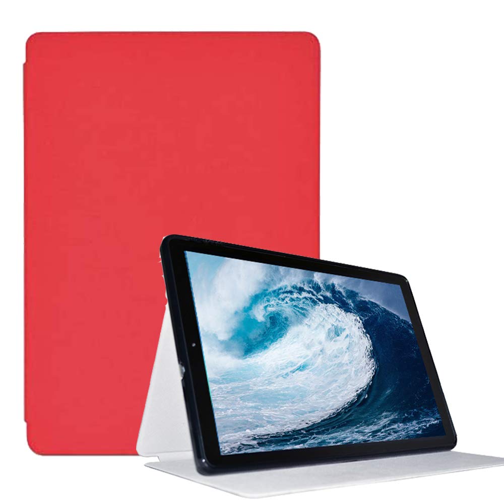 RLTech Case for ALLDOCUBE iPlay 20, Slim Lightweight Smart Shell Folio Cover with Stand Function for ALLDOCUBE iPlay 20 10.1 inch Tablet (Red)