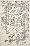 Safavieh Adirondack Collection ADR101B Ivory and Silver Oriental Vintage Area Rug (5'1
