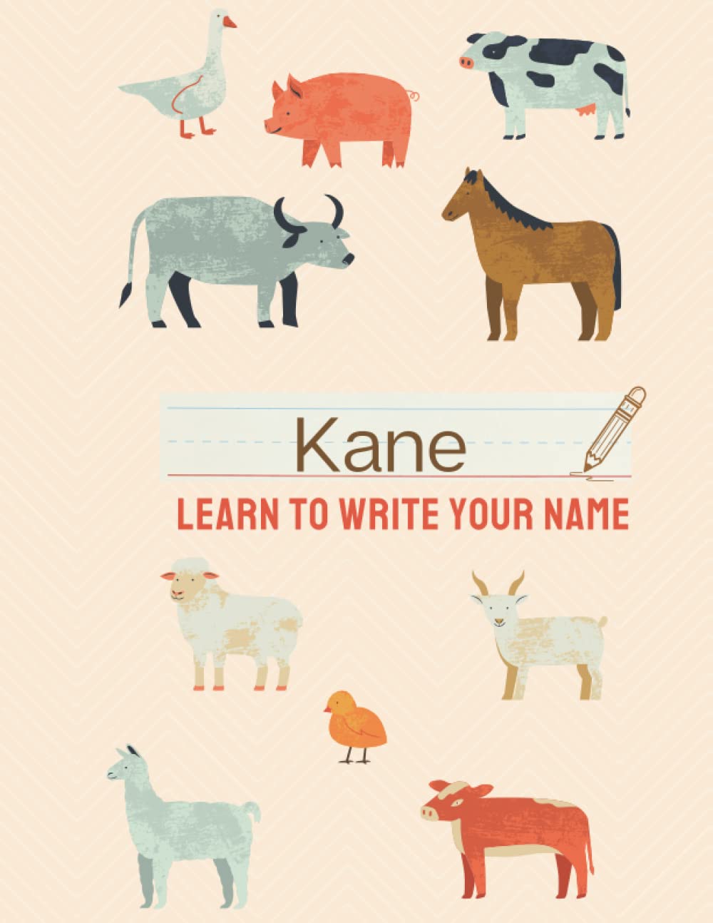 Kane:Learn To Write Your Name: Custom Name Tracing Book teaches children  ages 3-5 how to write and spell their name.: Press, ATWs: 9798757604190:  Amazon.com: Books
