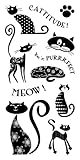 Inkadinkado Cats Clear Stamps