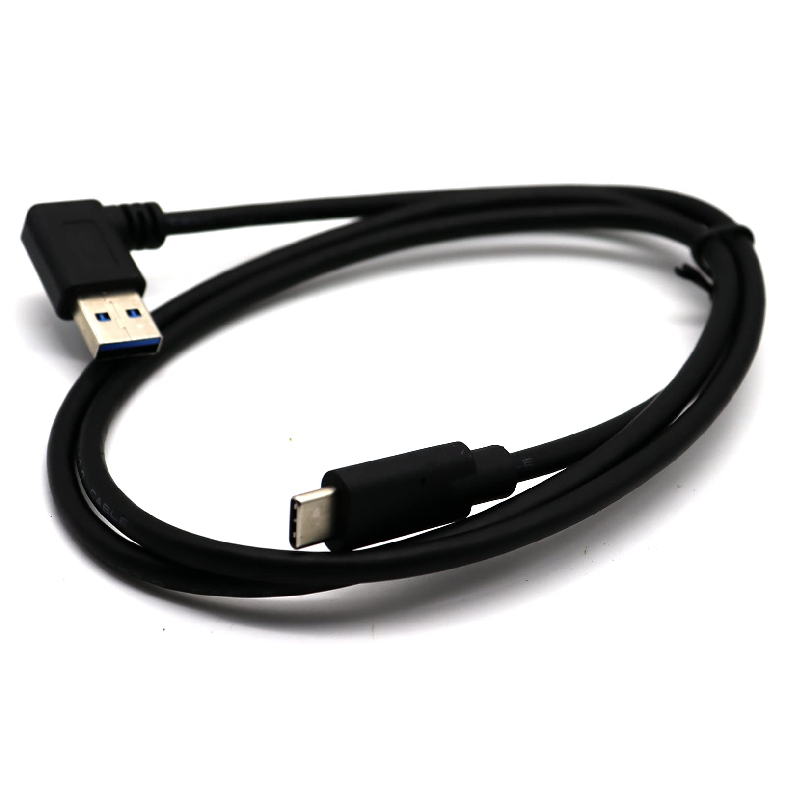 Photo 1 of Disscool USB 3.0 to USB C Cable, 90 Degree Right Angle USB 3.0(Type-A) Male to USB 3.1(Type-C) Data Charge Cable Connector Extension Cord for Laptop(1M)