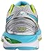 ASICS Women's GT-2000 4 Running Shoe, Silver/Turquoise/Lime Punch, 7.5 M US