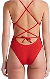 Nike Hydrastrong Solid Lace Up Tie Back One Piece
