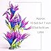 Fish Tank Plants Realistic Artificial Aquarium Plastic Plant Decor Ornament Water Plants for Aquariums Decorations Red Green,10.5 Inch Tall