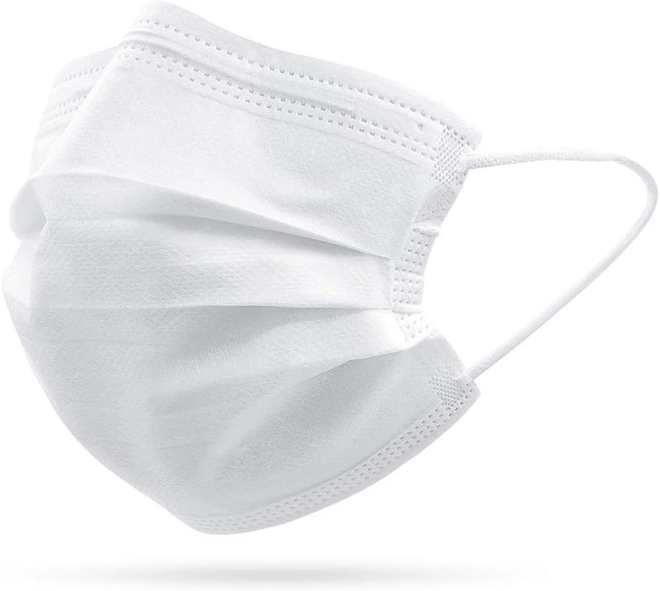 DOCANI 10/20/50Pcs Disposable Protective Non-Woven 3 Layer Face