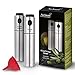 Elegant Olive Oil and vinegar sprayrer for Cooking salad & Grill Kitchen Cutting calories, Refillable, color silicon Funnel, Bonus: Healthy Recipes Ebook