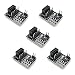 Black Socket Adapter Board for 8PIN NRF24L01 Wireless Module Pack of 5