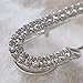 Fashion Pin - Safety Pin - Women Rhinestone Sweater Pin Large Safety Pin Jewelry - Unique Punk Hat Breastpin Brooch Pin - Catch Scarf or Lapel - Candy Cane Shape with Imitated Crystal or Pearl