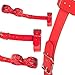 Demarkt Bondage Slave Neck Collar and Handcuff Behind The Back Arm Binding Romance BDSM Flirting Sex Toy Sensuality Products for Female Red