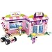 COGO Dream Girls House Building Bricks Blocks Playset Kits Birthday Gift Preschool Toys for Girls Age 6 Years Old Ice Cream Shop Dessert Store CG4513