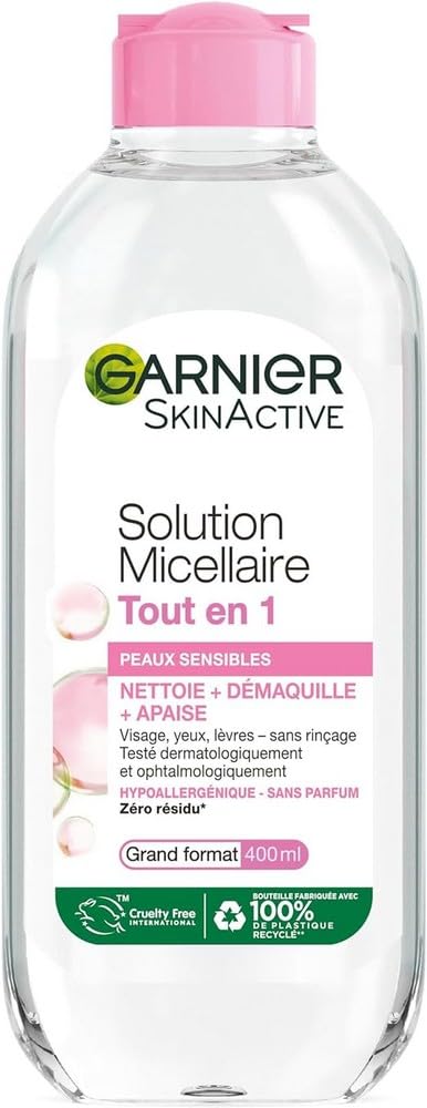 GARNIER - Solution Micellaire - Tout en 1 Peaux sensibles - 400ml