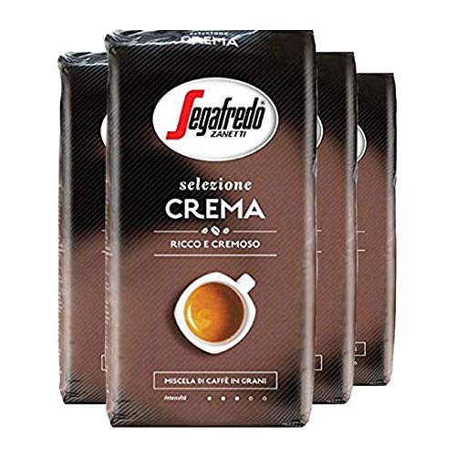 Segafredo Zanetti Selezione Crema, Ganze Bohne - 1kg - 4x